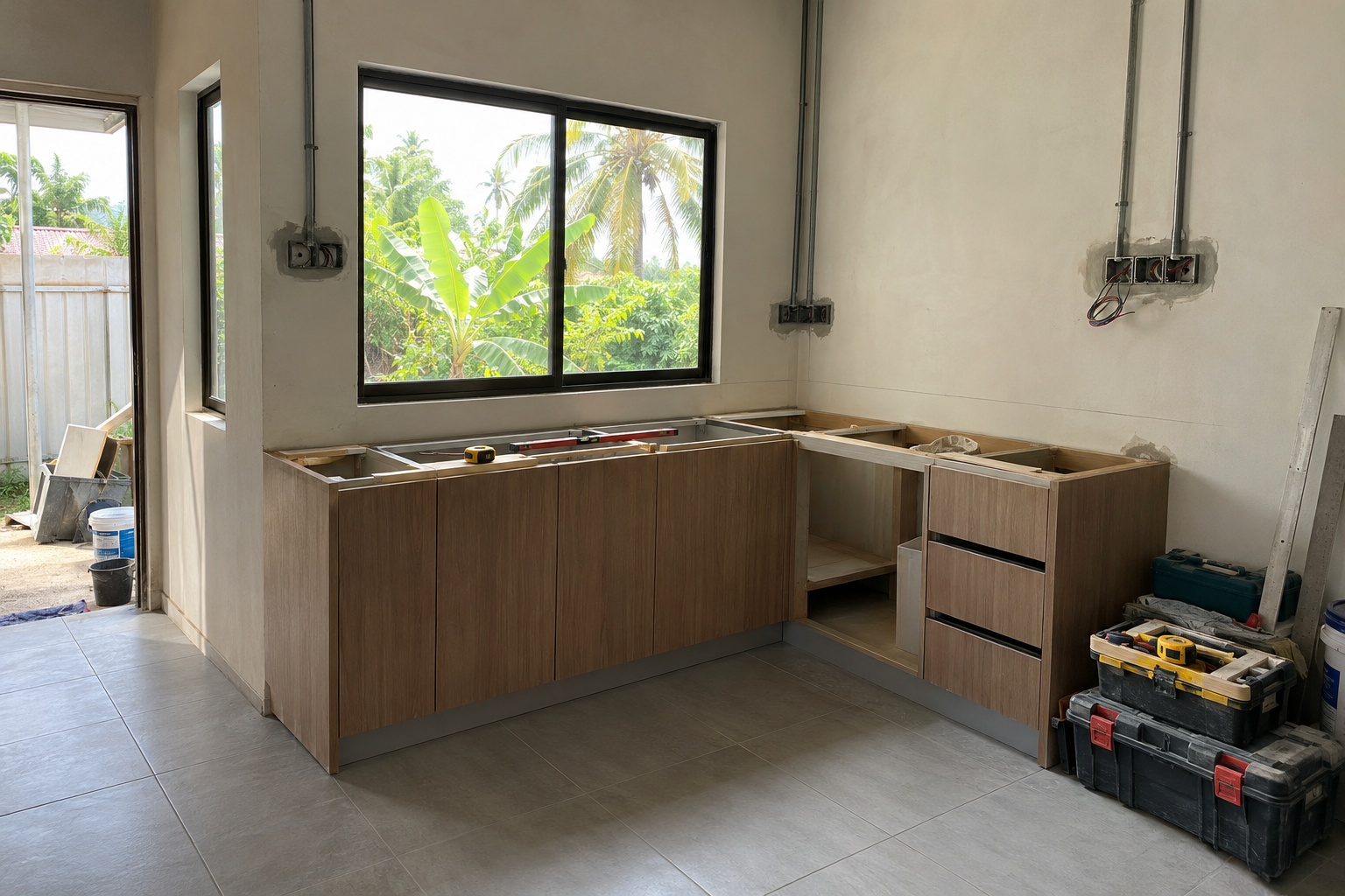 AI sample illustration of Tabuan Jaya kitchen renovation